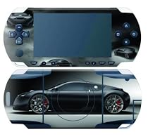 Pebble Entertainment Black Car Graphic Skin (PSP)