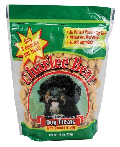 Childrens Toyshop  Pet Supplies : All Natural Dog Treats by Charlee Bear - Cheese & Egg - 16 oz resealable bag
