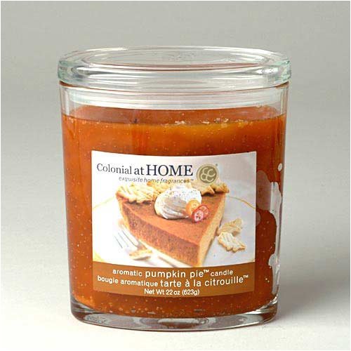 Colonial At Home Pumpkin Pie Oval Jar Candle 22 Oz.