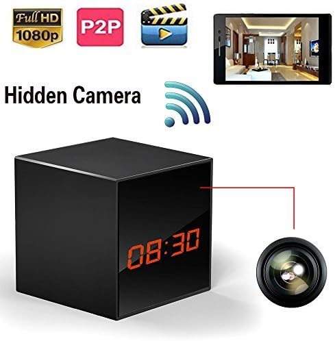 Hd Wireless Hidden/Spy Camera Smart Clock P2P Wireless WiFi Digital Video Recorder,Remote Control for IOS iPhone Android Phone APP Remote View