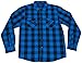 Burnside Young Men's Ford Long Sleeve Plaid Woven