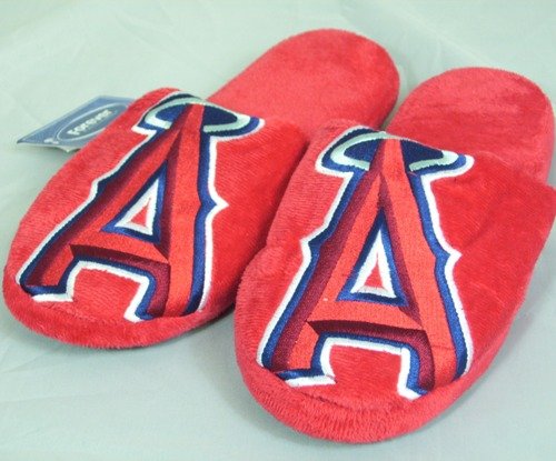Los Angeles Angels MLB Big Logo Hard Sole Slide Slippers