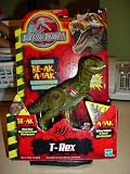 JP3 Jurassic Park III - 10" Tyrannosaurus Rex Action Figure Electronic Re-Ak A-Tak T-Rex (2000 Hasbro)