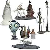 McFarlane Toys 3" Corpse Bride Mini Collectors Set - Victoria, Elder Gutenknacht, Zombie Gentleman, Paul the Head Waiter, Scraps and the Wiener Dog