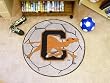 Campbell Univ Soccer Ball 29" Round Floor Mat (Rug) - Campbell Fighting Camels