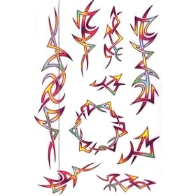 Pink Sparkle Temporary Tattoos