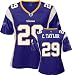 Chester Taylor Purple Reebok Replica Minnesota Vikings Women's Jersey - XX-Large