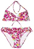 Roxy Kids Girls 7-16 Angel Ruffle Set With Cups, Floral Pattern, 14