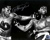 Joe Frazier Autographed The Punch 16 x 20 Black & White Photograph with Muhammad Ali (Unframed)