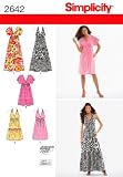 51TYUEIWwWL. SL160  halter dress sewing pattern|Simplicity Sewing Pattern 2642 Misses Dresses, R5 (14 16 18 20 22) Reviews