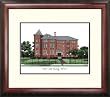 Norfolk State University Alumnus Alumnus 14x18 Mahogany Framed Collegiate Lithograph