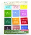 Romance Dye-Based Mini Ink Pad Set - 12PK