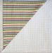 Maddie Mae Cotton Chenille Baby Blanket, Vintage Collection 36"x36", Colorful Stripe