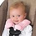 Kiddopotamus Cushystraps Super Soft Strap Covers, Pink Bunnies