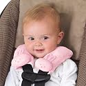 Kiddopotamus Cushystraps Super Soft Strap Covers, Pink Bunnies