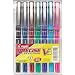 Pilot Precise V5 Stick Rolling Ball Pen, Micro Point, 7 Assorted Barrel/Ink Colors, 7 per Pack (26015)