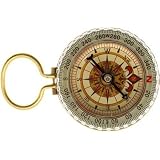 SE Glow-in-the-Dark Brass Compass
