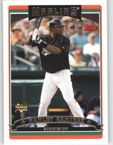 2006 Topps Baseball Card # 620 Hanley Ramirez Rookie Card Boston Red Sox
