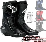 ALPINESTARS SMX PLUS VENTED BLACK MOTORCYCLE BOOTS 39/6