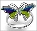 Magic Butterfly Adjustable Size Mood Ring (One Size Fits All)