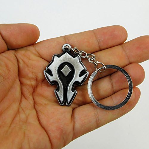 WOW Horde Logo Pendant Keychain World of Warcraft Keychain