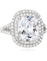 Charles Winston, Cubic Zirconia Double Halo Fashion Ring