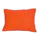 Bacati Orange Beaded Decorative Throw Pillow by 