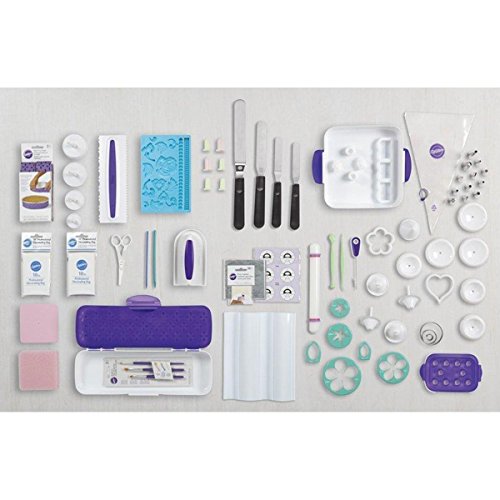 Wilton 216-Piece Ultimate Cake Decorating Set with Tote, 2109-9036 Wilton 216-Piece Ultimate Cake Decorating Set with Tote, 2109-9036