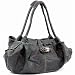 Water washed striped bag