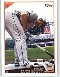2009 Topps Baseball Card # 331 Luke Scott - Baltimore Orioles - Shipped In Protective Screwdown Display Case!