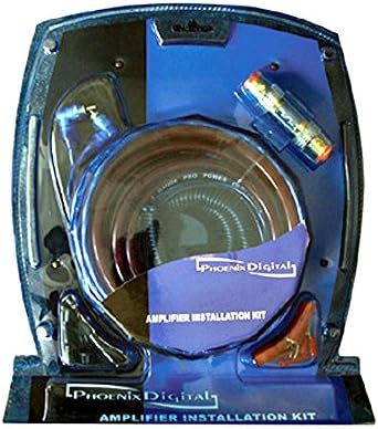 Phoenix Digital 4GA 1800W Car Audio Stereo Amplifier Installation Kit