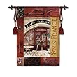 Paris France Tapestry Wallhanging Comes With Wall Hanging Rod and Tassels