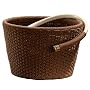 Suncast Resin Wicker Garden Hose Pot with 80' Hose Capacity #WHP80 (Hose not included)