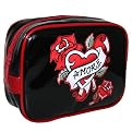 Patent Cosmetic Case - Black