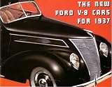 1937 FORD Sales Brochure Literature Book Piece
