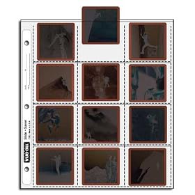VUE-ALL ARCHIVAL 100 PAGE PACK 35mm FORMAT HEAVYWEIGHT 21/4X21/4 TOP LOAD SLIDE PAGES