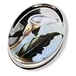 Calla Lily - Oval Glass Paperweight