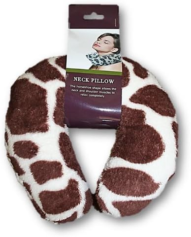 Animal Print Super Soft Neck/Shoulder Pillow (Giraffe)
