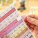 YSTD Lovely 12 Sheet Transparent Calendar Diary Book Sticker Scrapbook Decoration (Rabbit)