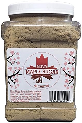 Nova Maple Sugar - Pure Grade-A Maple Sugar (3 Pounds)