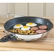 CucinaPro 1653 Stainless Steel Electric Skillet 12 Inch - Non-Stick Interior