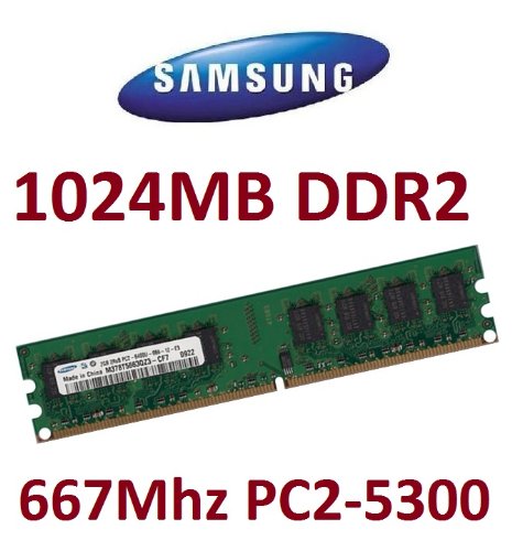 Samsung 1024MB DDR2 667MHZ PC-5300 SO-DIMM 200pin