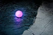 Master Craft ER1097M-L Color-Changing Floating Solar Powered Light Globe