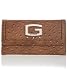 G by GUESS Nessa Checkbook / Wallet, BROWN