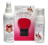 Lice Ladies Lice Treatment Combo - EVICT, PREVENT and Lice Ladies EVICT Comb, total natural safe lice removal 3 combo pack