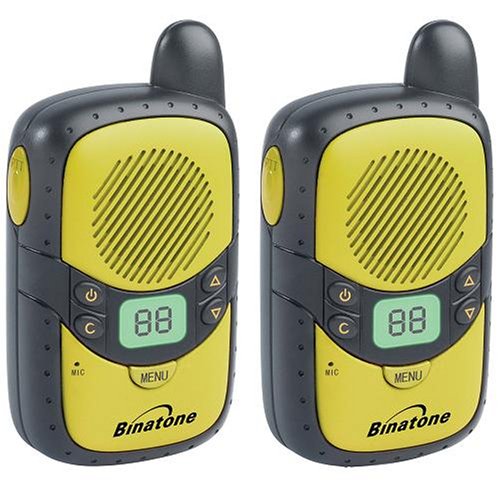 Childrens Toyshop  Electronics : Binatone Marina 300 Twin Walkie Talkie - Yellow/Black