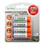 Yuasa 4-Pack of AA Ni-MH Rechargeable Batteries (2500mAh)