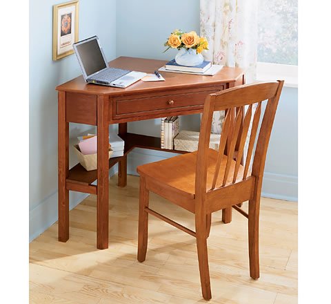 Cherry Corner Desk