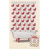 Devil Duck Shower Curtain by Devil Duck