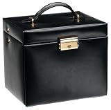 Wolf Designs Chelsea Genuine Leather Medium Jewelry Box #344302